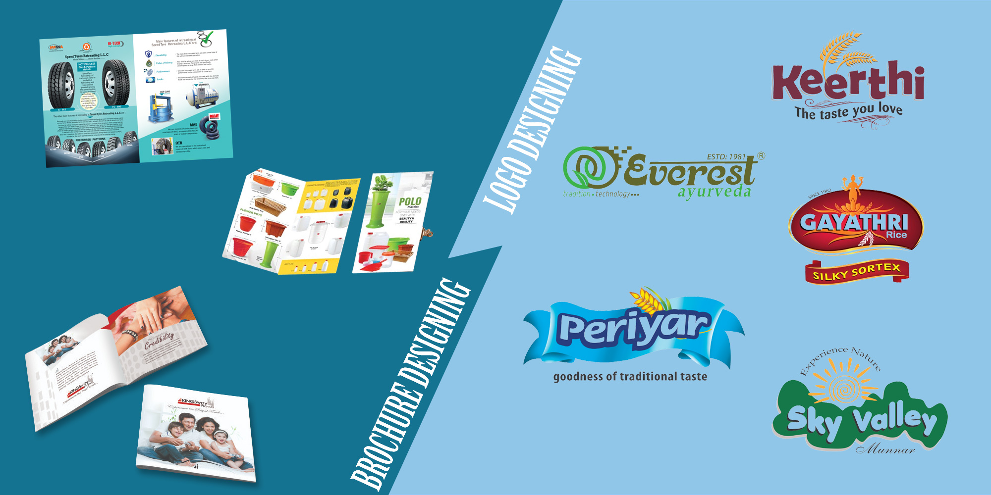 Colordots rice bag packaging designing